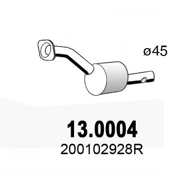 Asso 13.0004 Catalytic Converter 130004: Buy near me in Poland at 2407.PL - Good price!