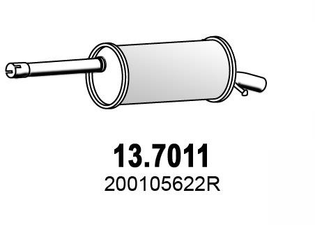 Asso 13.7011 Shock absorber 137011: Buy near me in Poland at 2407.PL - Good price!
