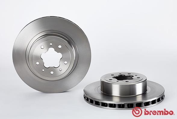 Breco BS 8034 Front brake disc ventilated BS8034: Buy near me in Poland at 2407.PL - Good price!