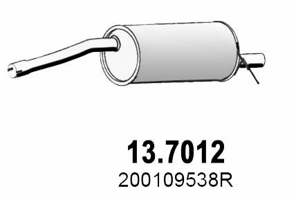 Asso 13.7012 Shock absorber 137012: Buy near me in Poland at 2407.PL - Good price!