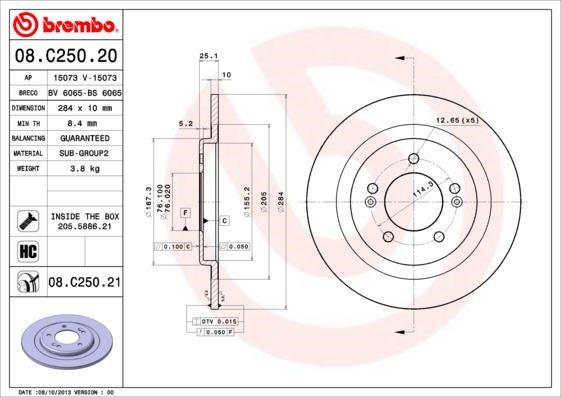 Breco BS6065 Bremsscheibe BS6065: Kaufen Sie zu einem guten Preis in Polen bei 2407.PL!