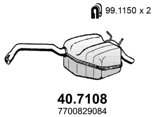 Asso 40.7108 Stoßdämpfer 407108: Kaufen Sie zu einem guten Preis in Polen bei 2407.PL!
