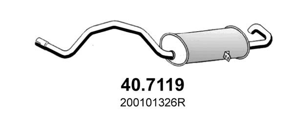 Asso 40.7119 End Silencer 407119: Buy near me in Poland at 2407.PL - Good price!