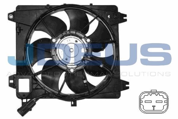 J. Deus EV0070150 Hub, engine cooling fan wheel EV0070150: Buy near me in Poland at 2407.PL - Good price!