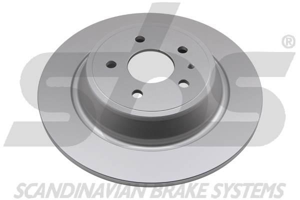 SBS 18153125102 Rear brake disc, non-ventilated 18153125102: Buy near me in Poland at 2407.PL - Good price!
