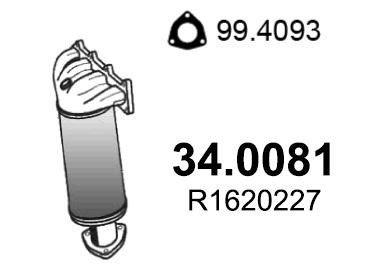 Asso 34.0081 Catalytic Converter 340081: Buy near me in Poland at 2407.PL - Good price!
