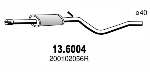 Asso 13.6004 Shock absorber 136004: Buy near me in Poland at 2407.PL - Good price!