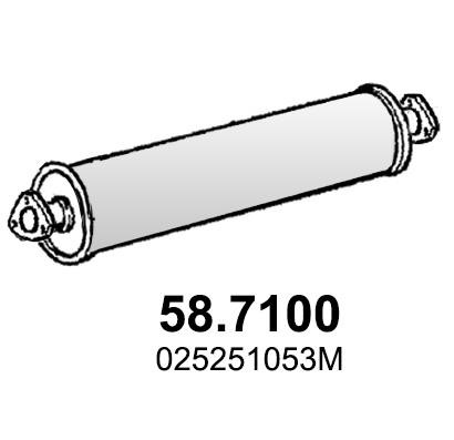 Asso 58.7100 Shock absorber 587100: Buy near me at 2407.PL in Poland at an Affordable price!