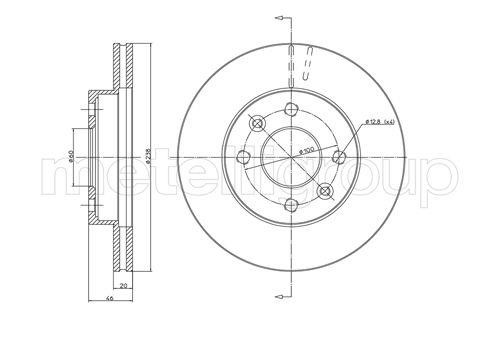 Fri.tech BD1568 Диск тормозной BD1568: Отличная цена - Купить в Польше на 2407.PL!