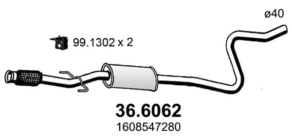 Asso 36.6062 Shock absorber 366062: Buy near me in Poland at 2407.PL - Good price!