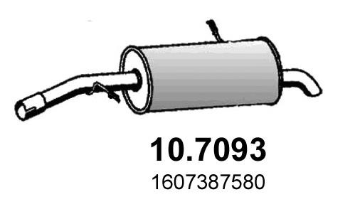 Asso 10.7093 End Silencer 107093: Buy near me in Poland at 2407.PL - Good price!