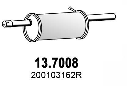 Asso 13.7008 Амортизатор 137008: Отличная цена - Купить в Польше на 2407.PL!