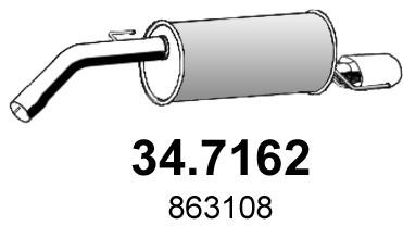 Asso 34.7162 End Silencer 347162: Buy near me in Poland at 2407.PL - Good price!