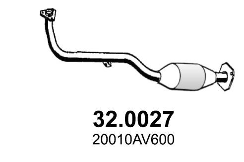 Asso 32.0027 Catalytic Converter 320027: Buy near me in Poland at 2407.PL - Good price!