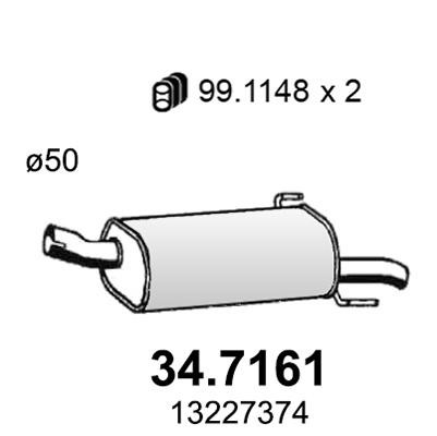 Asso 34.7161 Shock absorber 347161: Buy near me in Poland at 2407.PL - Good price!