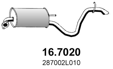 Asso 16.7020 End Silencer 167020: Buy near me at 2407.PL in Poland at an Affordable price!