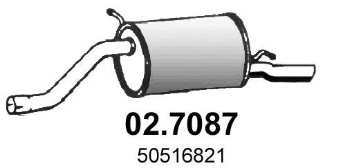 Asso 02.7087 End Silencer 027087: Buy near me in Poland at 2407.PL - Good price!