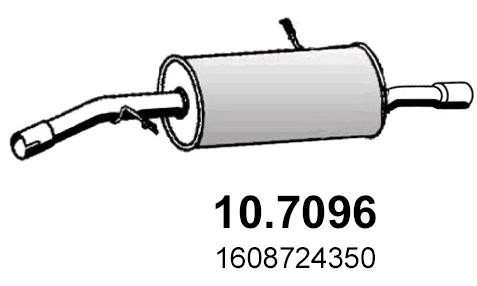 Asso 10.7096 End Silencer 107096: Buy near me in Poland at 2407.PL - Good price!