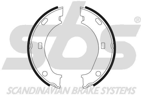 SBS 18492741240 Parking brake shoes 18492741240: Buy near me in Poland at 2407.PL - Good price!