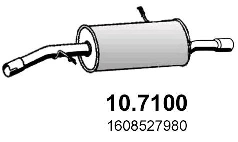 Asso 10.7100 End Silencer 107100: Buy near me in Poland at 2407.PL - Good price!