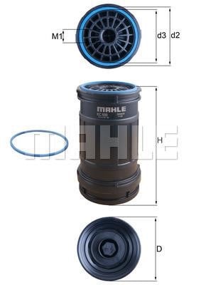 Mahle/Behr KC 699D Fuel filter KC699D: Buy near me in Poland at 2407.PL - Good price!