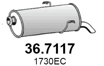 Asso 36.7117 End Silencer 367117: Buy near me in Poland at 2407.PL - Good price!