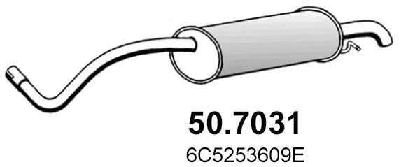 Asso 50.7031 End Silencer 507031: Buy near me in Poland at 2407.PL - Good price!
