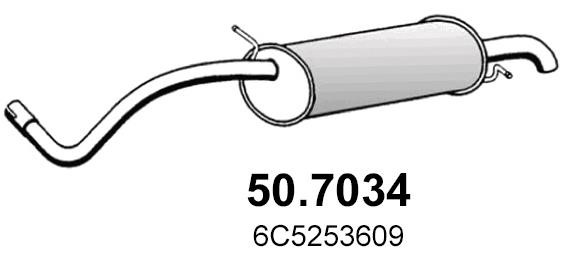 Asso 50.7034 End Silencer 507034: Buy near me in Poland at 2407.PL - Good price!