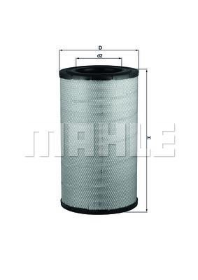 Mahle/Knecht LX 208/1 Air filter LX2081: Buy near me in Poland at 2407.PL - Good price!