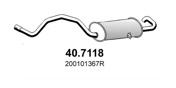 Asso 40.7118 End Silencer 407118: Buy near me in Poland at 2407.PL - Good price!
