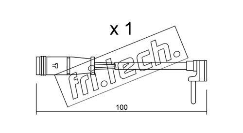 Fri.tech SU330 Czujnik zużycia klocków hamulcowych SU330: Dobra cena w Polsce na 2407.PL - Kup Teraz!
