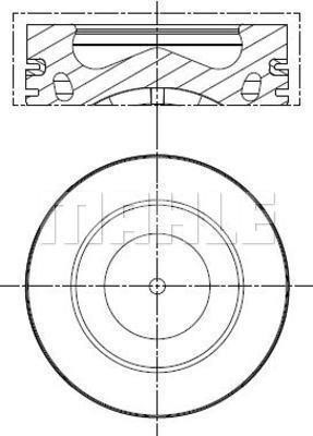 Mahle Original 028 PI 00100 002 Kolben satz 028PI00100002: Kaufen Sie zu einem guten Preis in Polen bei 2407.PL!