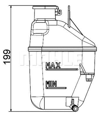 Mahle/Behr CRT 88 001S Expansion tank CRT88001S: Buy near me in Poland at 2407.PL - Good price!