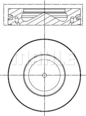 Mahle Original 081 PI 00113 001 Piston set 081PI00113001: Buy near me in Poland at 2407.PL - Good price!