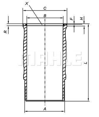 Mahle Original 061 LW 00120 001 Wkładka cylindryczna 061LW00120001: Dobra cena w Polsce na 2407.PL - Kup Teraz!