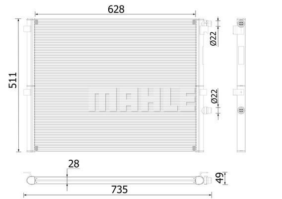 Mahle/Behr CR 2307 000P Radiator, engine cooling CR2307000P: Buy near me in Poland at 2407.PL - Good price!