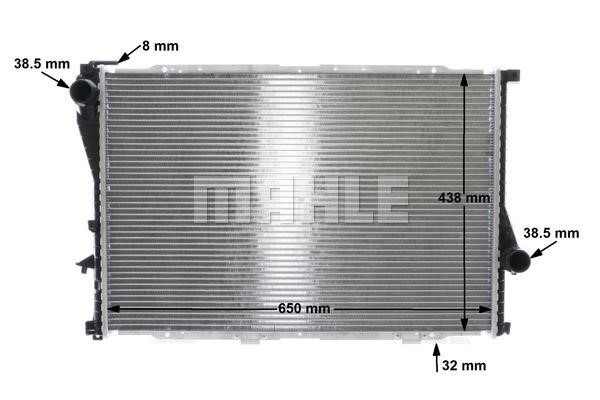 Chłodnica, układ chłodzenia silnika Mahle&#x2F;Knecht CR 296 000S