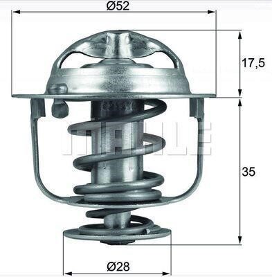 Mahle/Behr TX 288 82D Thermostat, coolant TX28882D: Buy near me in Poland at 2407.PL - Good price!