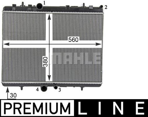 Mahle Original CR 32 000P Radiator, engine cooling CR32000P: Buy near me in Poland at 2407.PL - Good price!
