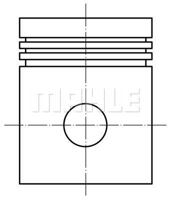 Mahle/Behr 015 87 10 Поршень 0158710: Отличная цена - Купить в Польше на 2407.PL!