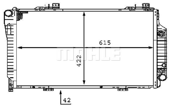 Mahle/Knecht CR 231 000P Kühler motorkühlung CR231000P: Kaufen Sie zu einem guten Preis in Polen bei 2407.PL!