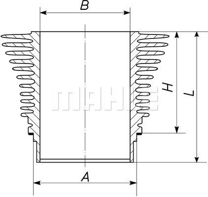 Mahle Original 503 WR 38 00 Wkładka cylindryczna 503WR3800: Dobra cena w Polsce na 2407.PL - Kup Teraz!