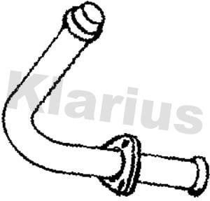 Klarius MG46X Exhaust pipe MG46X: Buy near me at 2407.PL in Poland at an Affordable price!