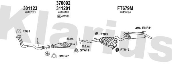  330437U Exhaust system 330437U: Buy near me in Poland at 2407.PL - Good price!