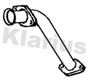 Klarius 301502 Exhaust pipe 301502: Buy near me in Poland at 2407.PL - Good price!