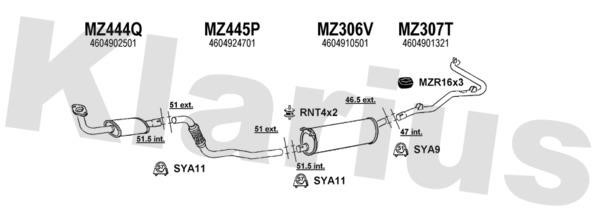  600189U Exhaust system 600189U: Buy near me in Poland at 2407.PL - Good price!