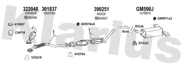 391742U Exhaust system 391742U: Buy near me in Poland at 2407.PL - Good price!