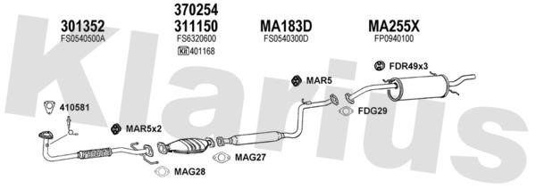  570210U Exhaust system 570210U: Buy near me in Poland at 2407.PL - Good price!