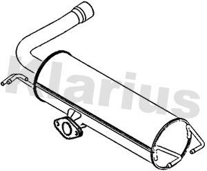 Klarius TY695P End Silencer TY695P: Buy near me in Poland at 2407.PL - Good price!