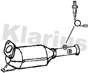 Klarius 390505 Протисажний/пиловий фільтр, система відведення ВГ 390505: Приваблива ціна - Купити у Польщі на 2407.PL!